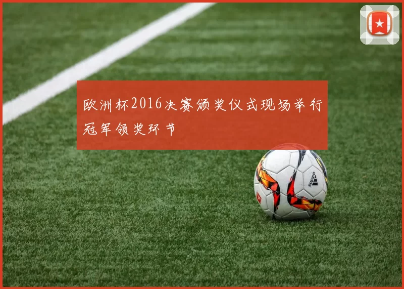 欧洲杯2016决赛颁奖仪式现场举行冠军领奖环节